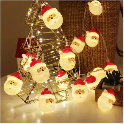 Led Santa Claus String Lights