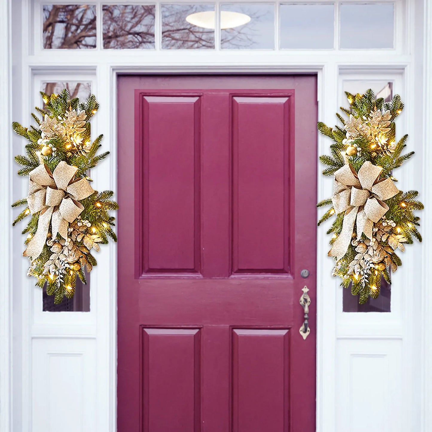 Cordless Prelit Stairs Decoration