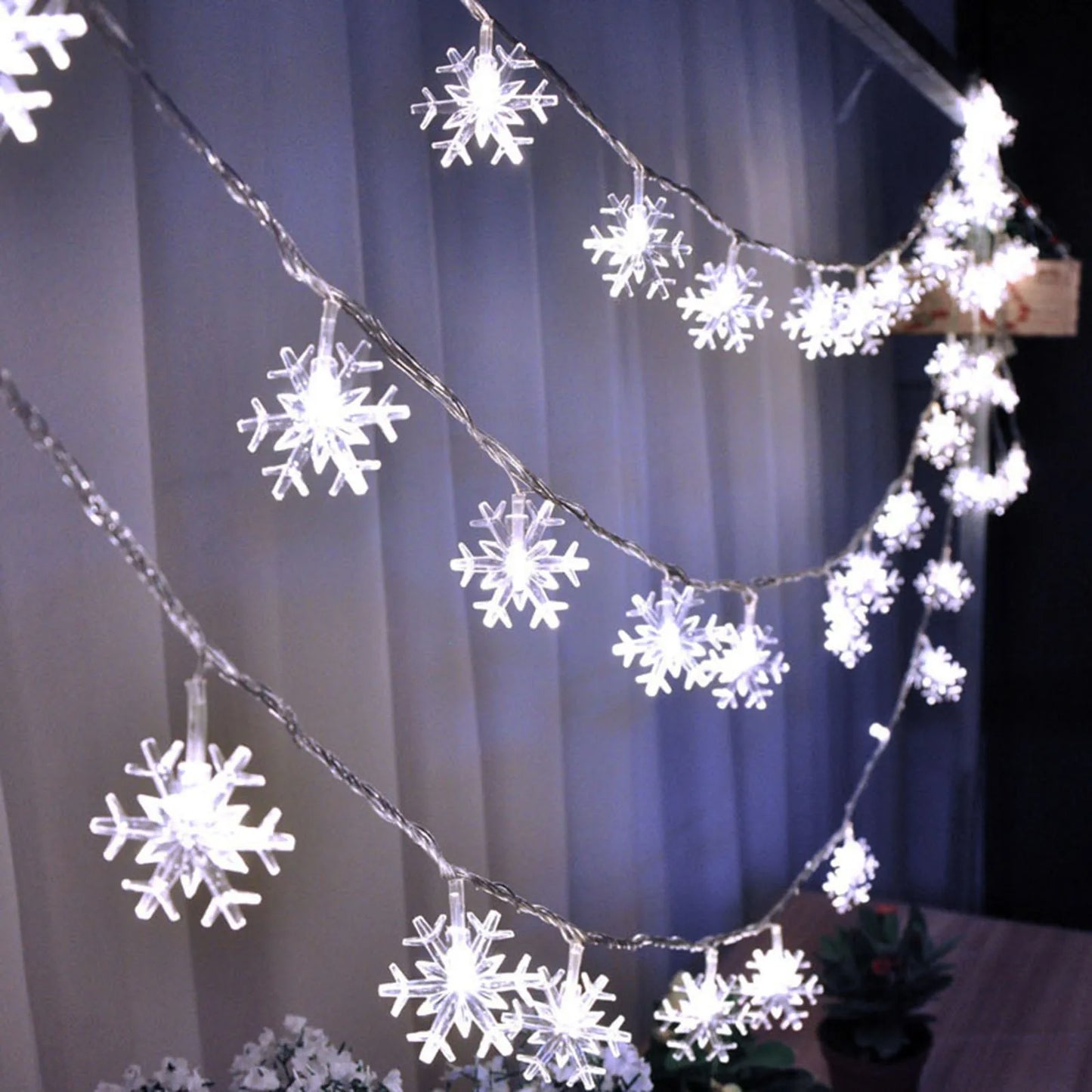 Snowflake Led String Lights