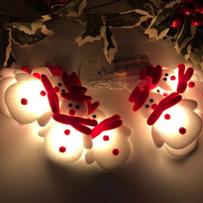 20 Led Snowman Christmas Tree Light