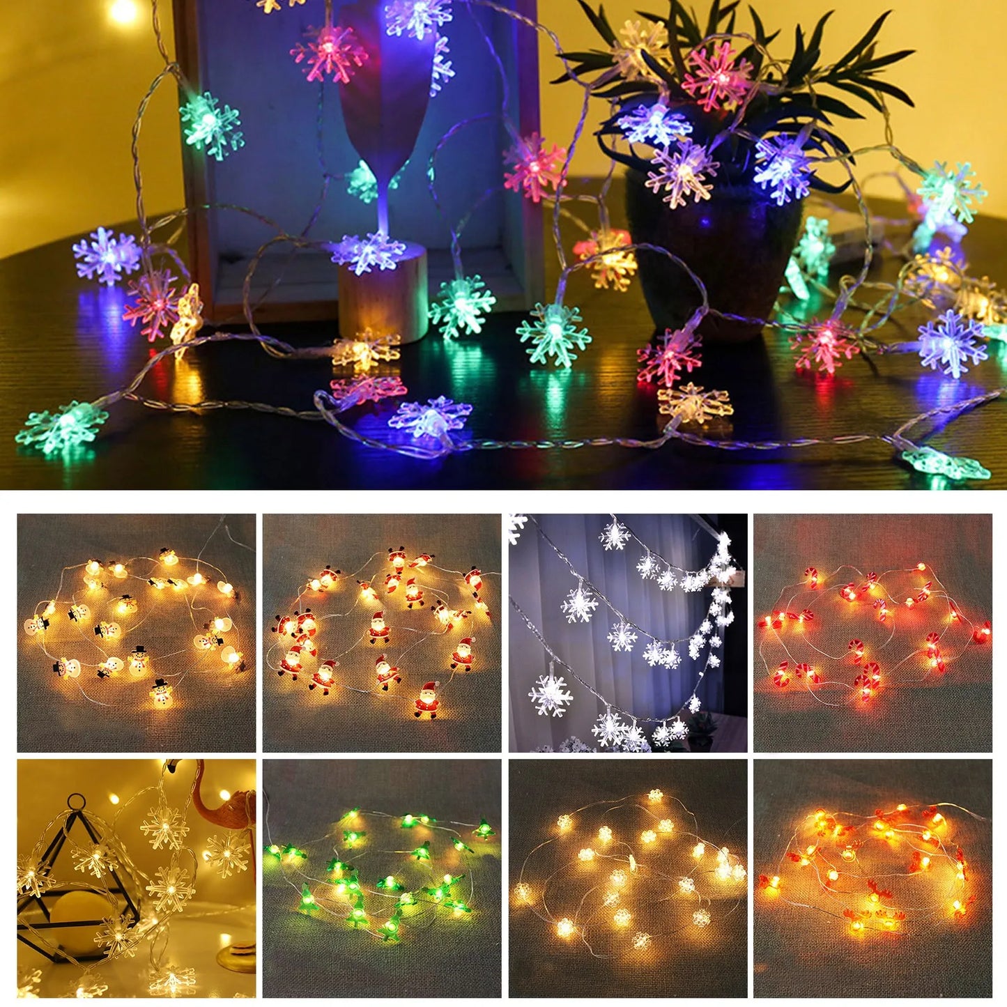 Snowflake Led String Lights