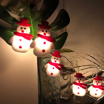 20 Led Snowman Christmas Tree Light