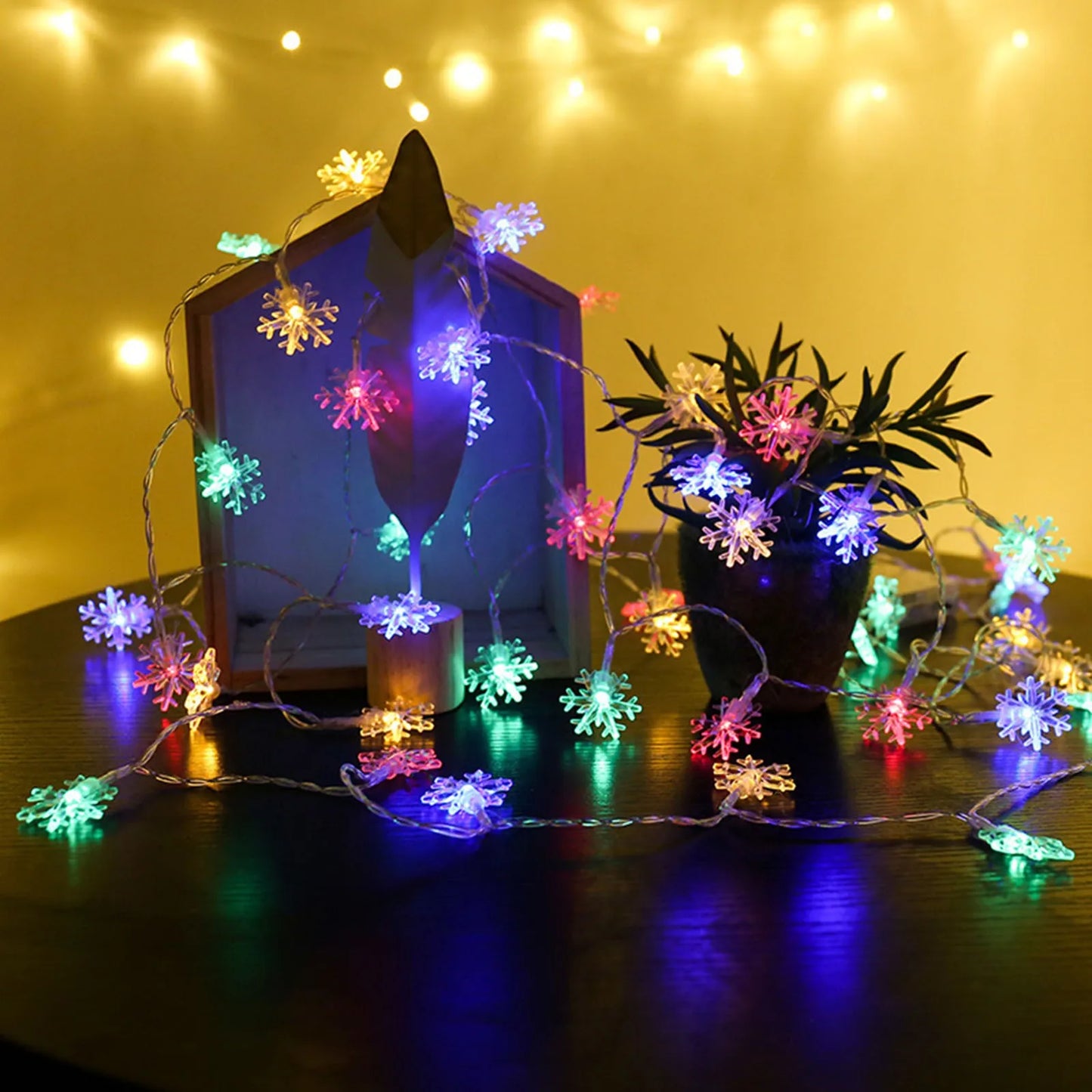 Snowflake Led String Lights