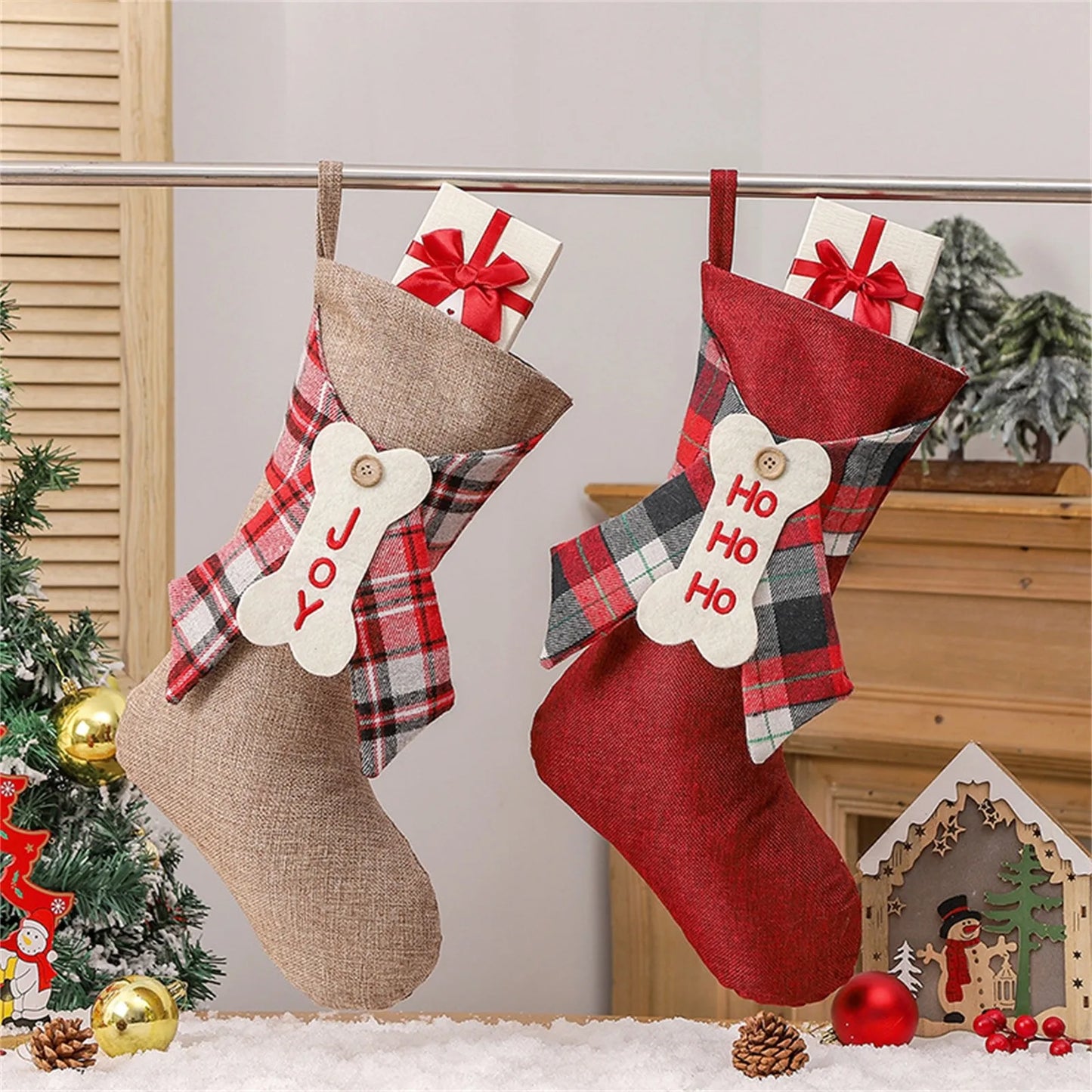 Christmas Stocking Cloth Bag