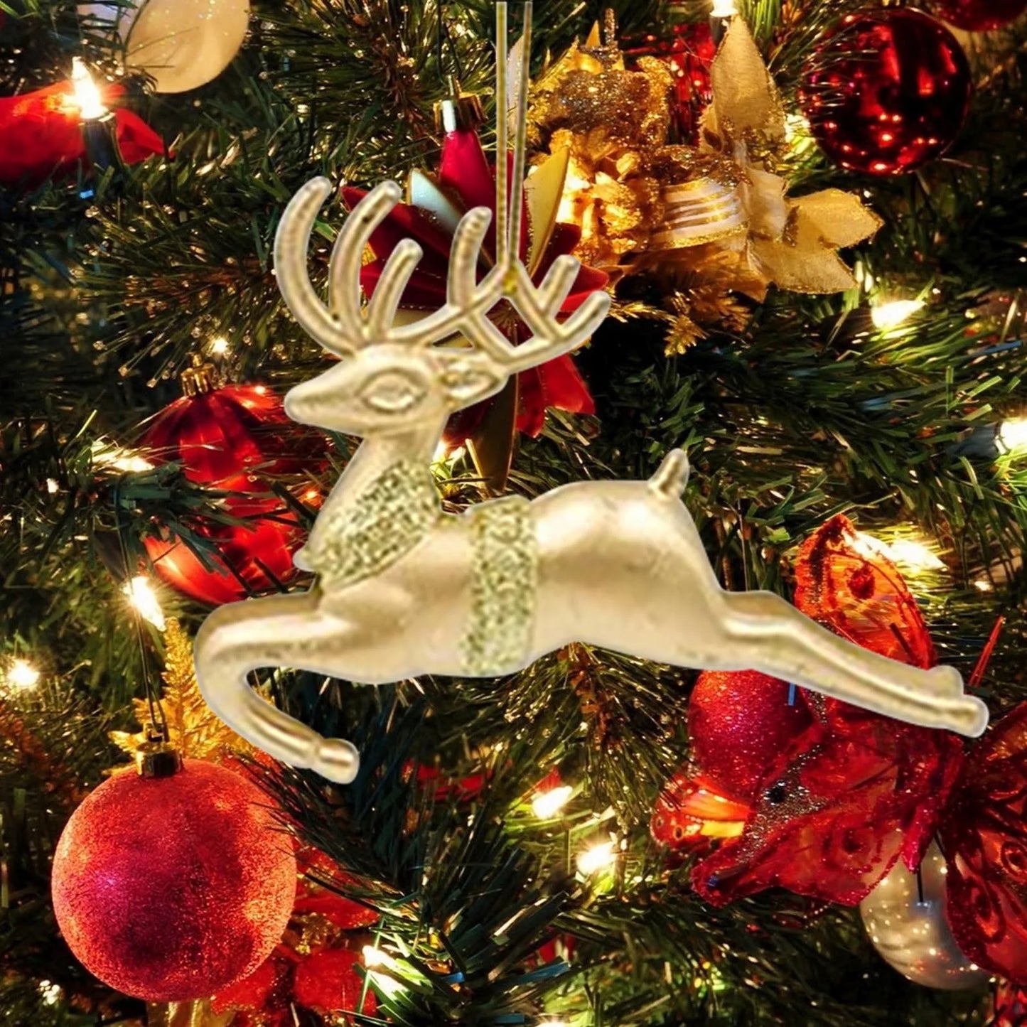 Christmas Golden Gold Powder Angel Pendant