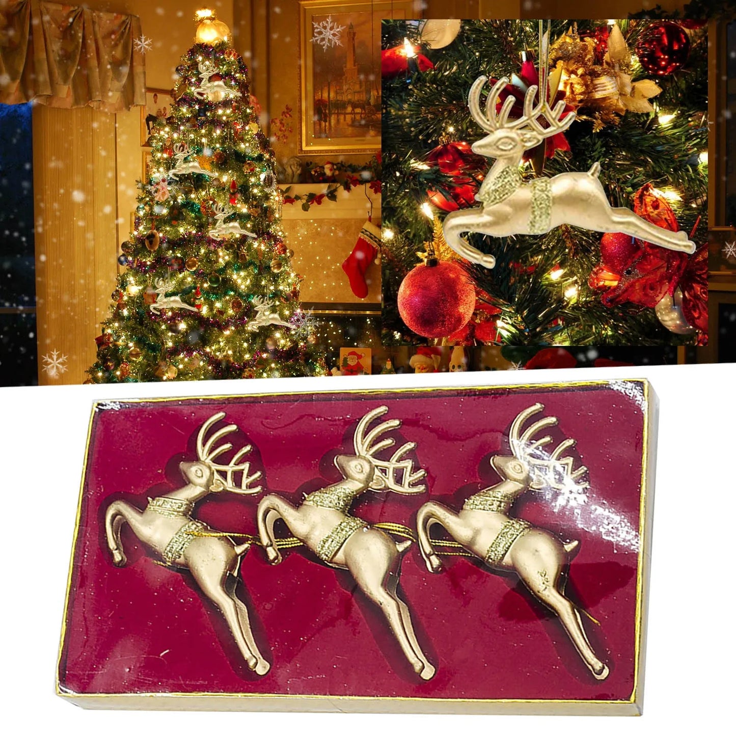 Christmas Golden Gold Powder Angel Pendant