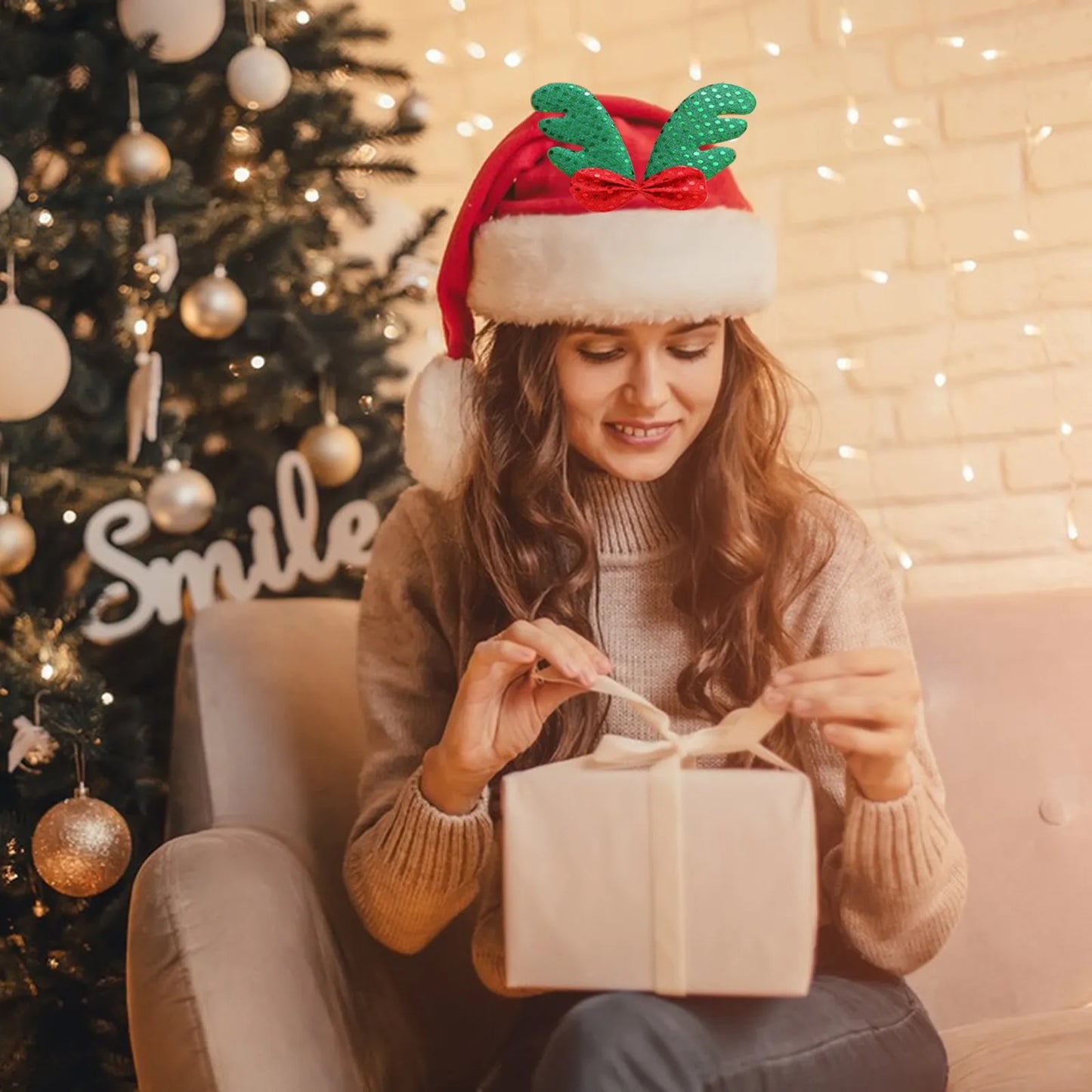 Christmas Plush Fleece Hats
