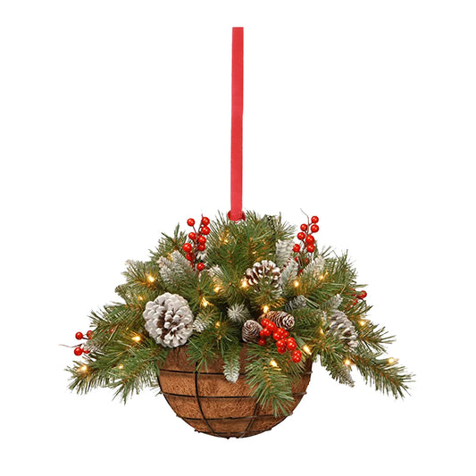 Christmas Artificial Hanging Basket