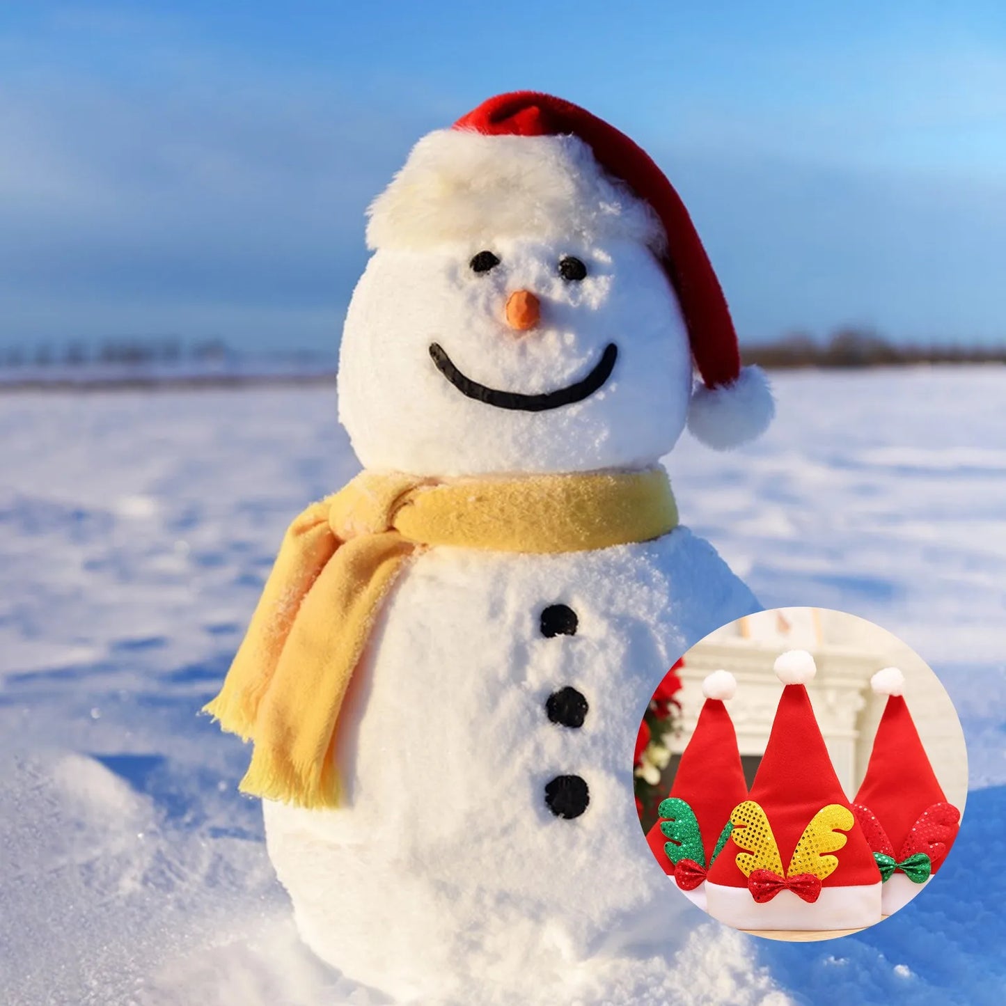 Christmas Plush Fleece Hats